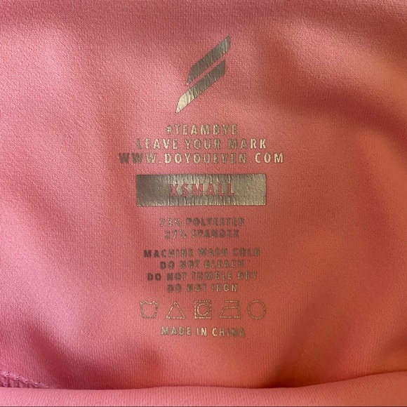 DOYOUEVEN Excel High-Rise Pink Pastel Leggings XS - Picture 3 of 8